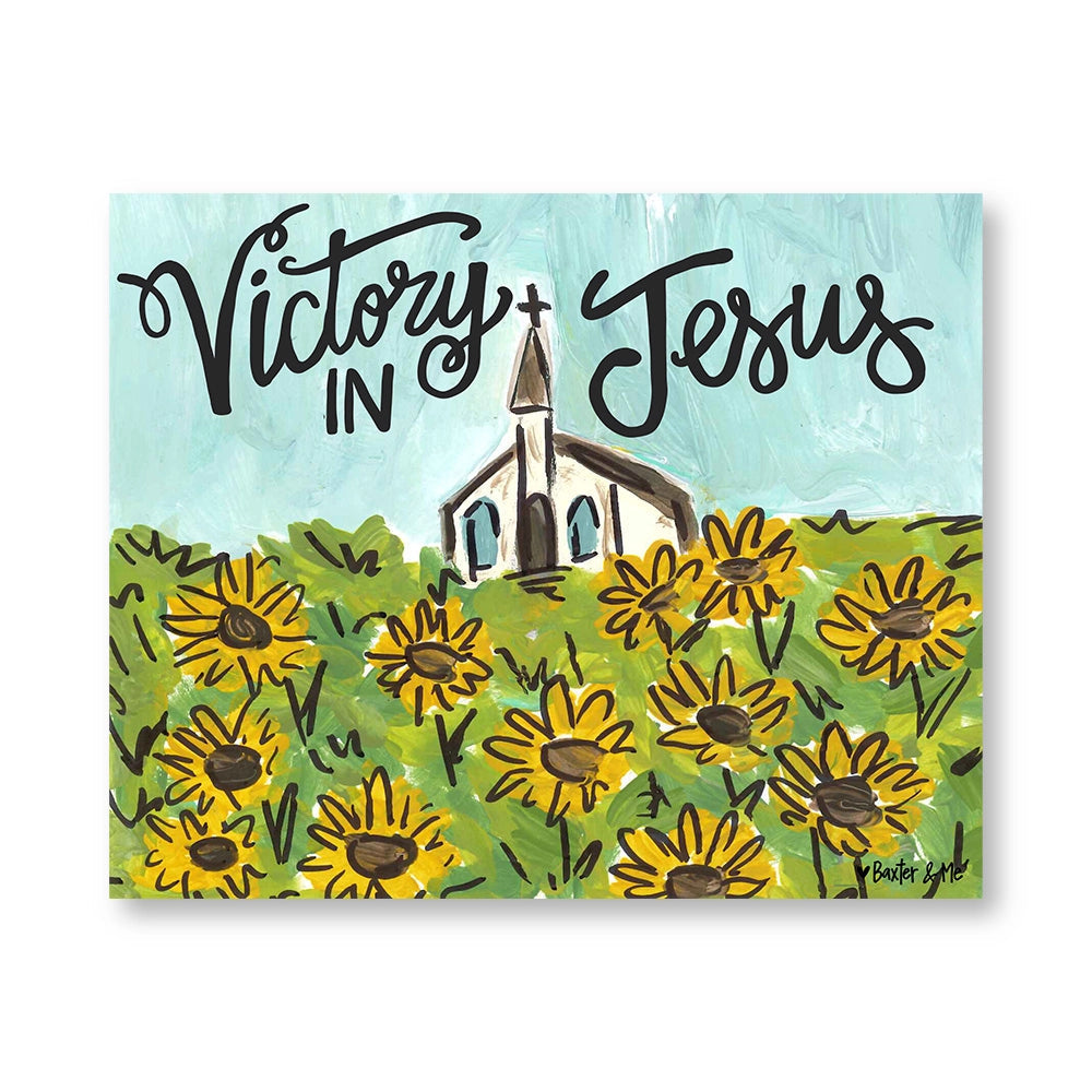 Victory In Jesus - Wrapped Canvas