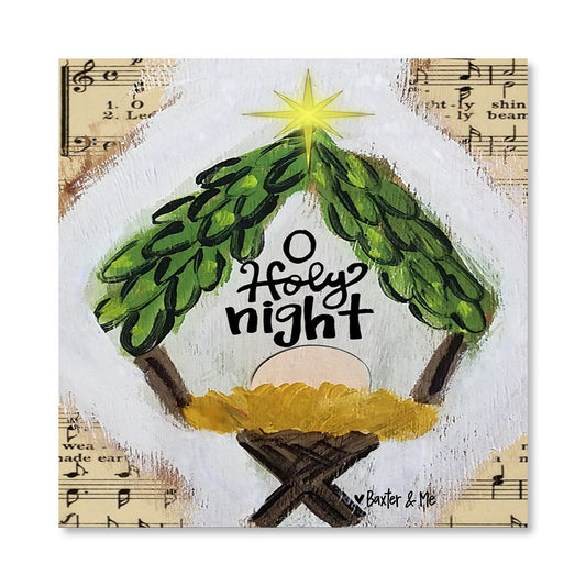 O Holy Night - Wrapped Canvas