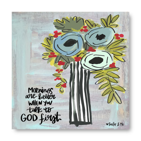 Morning With God - Wrapped Canvas