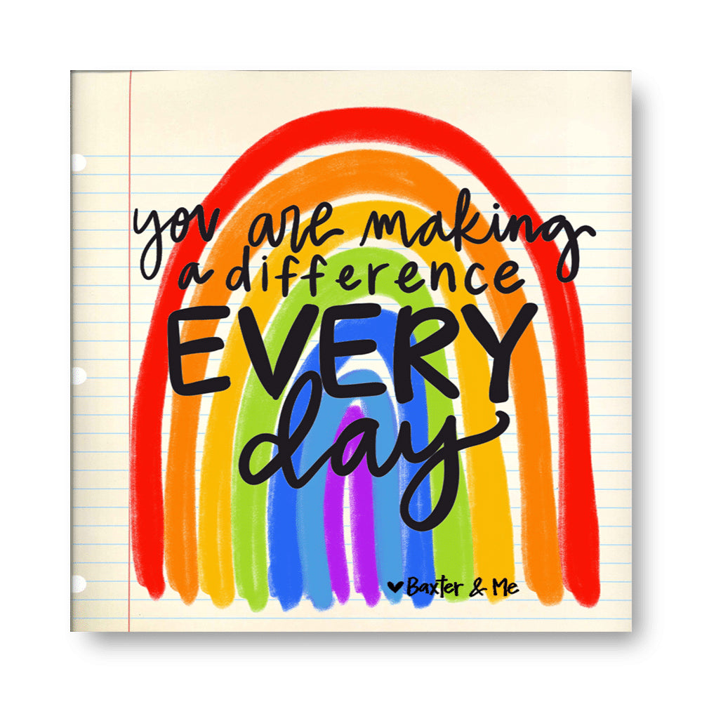 You Are Making A Difference - Wrapped Canvas, 12" x 12"