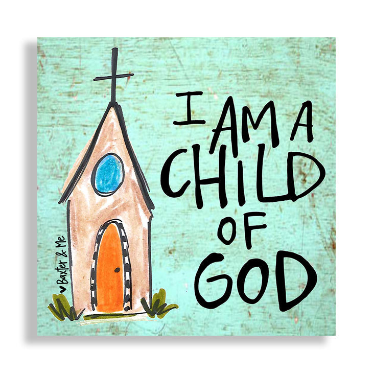 Child Of God - Wrapped Canvas