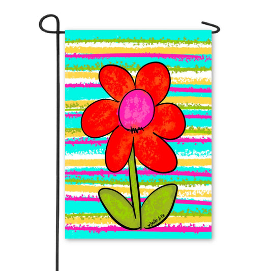 Colorful Flower Garden Flag