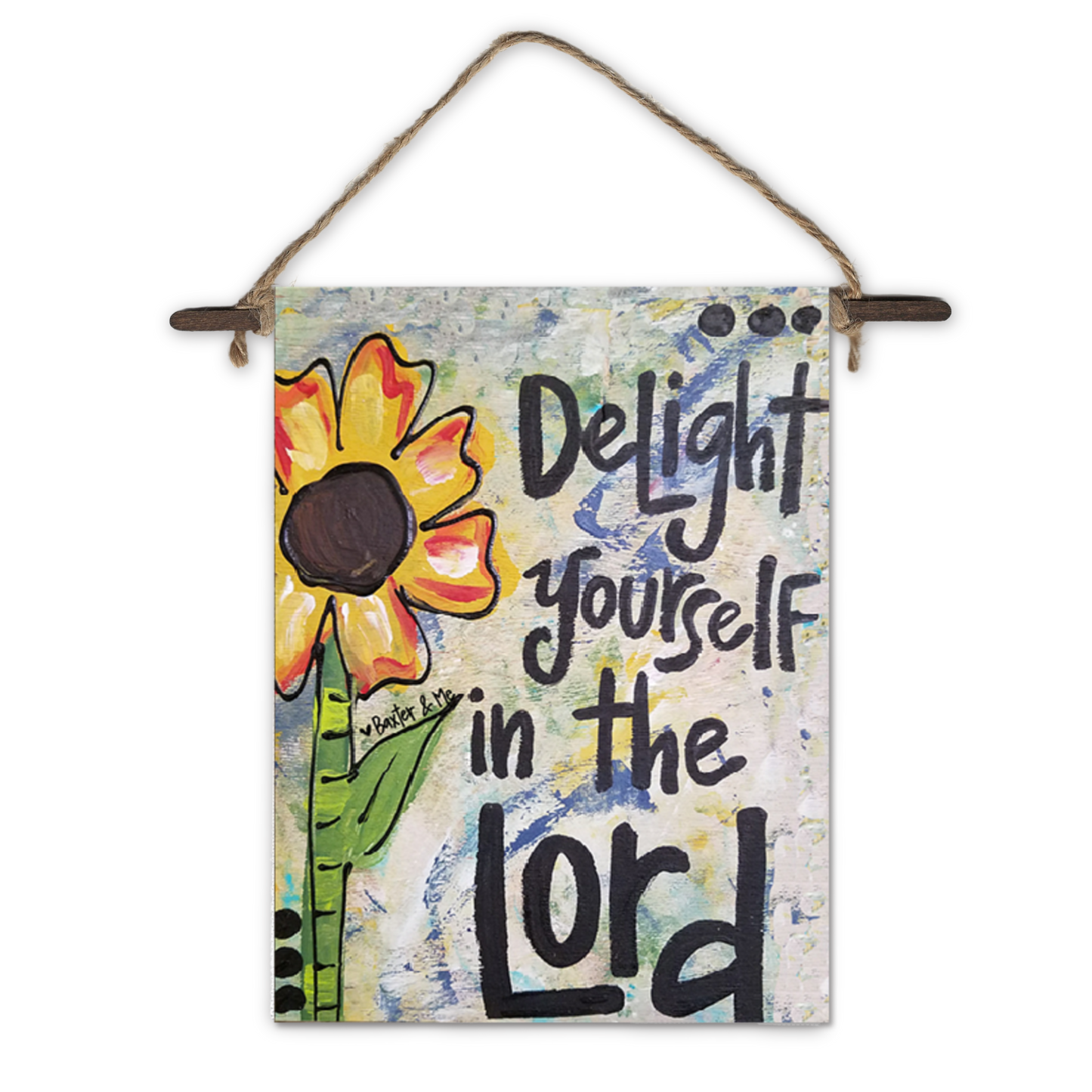Delight Yourself in the Lord Mini Wall Hanging
